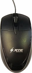 MicroWorld Jite Innovative Wired USB Optical Mouse - Black