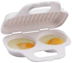 Progressive Kitchenware Micro 2 Egg Poacher - Beige