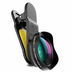 Black Eye Pro Cinema Wide G4 120 Wide-angle Lens Optimized For Smartphones Built In after 2018 Universal Clip Mount Double-sided Anti-reflective Coating Also Works With Dualcams
