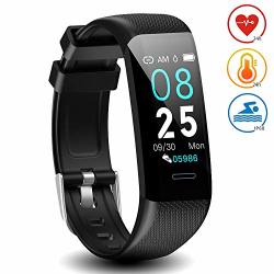 Dosmarter Waterproof Fitness Tracker Heart Rate Monitor Watch All-day Activity Tracker Pedometer Watch With Step Calories Sleep Tracker Smart Band Health Tracker For Man