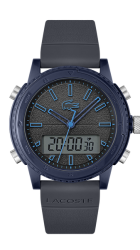 Lacoste Men's Challenger Digital & Analogue Grey & Blue Watch