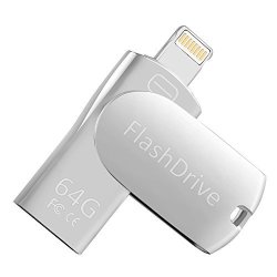 USB Flash Drive 64GB Iphone Pen-drive Memory Stick Afilado 3 In 1 Lightning External Storage Expansion For Apple Iphone Ipad Ipod Android & Computers 64G