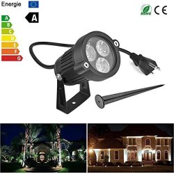 Onever LED MINI Garden Light 6W 300LUMEN Waterproof LED Lawn Lamp Lights With Spike For Home Garden Decor Ac 220V Warm White Us Plug