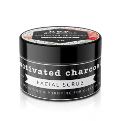 Activated Charcoal Detoxifying & Soothing Facial Scrub