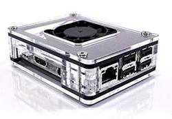 C4 Labs Zebra Black Ice Case For The Asus Tinker Board By