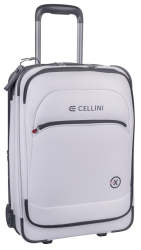 Cellini Pro X 2 Wheel Carry-on Pullman With Oversized Fastline Wheels White