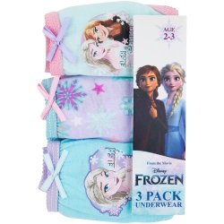 Frozen Girls 3 Pack Underwear Size 3-4