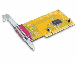 Sunix Par5008a - Standard + Low-profile Dual Bracket - 1 Port Parallel spp bpp ecp epp 32 64bit 3.5 5v Pci Card Ready For 64 Bit System 16byte Hardware
