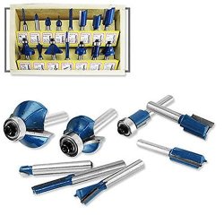 Router Bits Power Tools 15PC 1 4" Inch Shank Tungsten Carbide Rotary Power Tool Accessories
