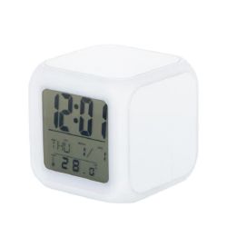 Digital Alarm Clock With LED Color Change