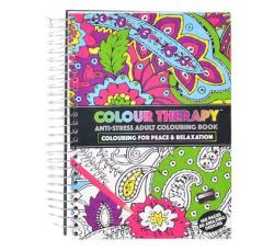 Book Colouring Therapy A5 80 Page
