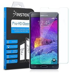 Samsung Galaxy Note 4 Screen Protector Insten Tempered Glass Screen Protector Compatible With Samsung Galaxy Note 4 SM-N910