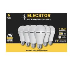 A60 E27 7W 1200MAH Rechargeable LED Bulb - Cool White TIT-A60-7W-E27CW