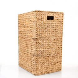 Square Hyacinth Laundry Basket - Large - 30 W X40 L X60 H Cm