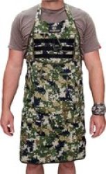Sniper Africa Pixelate Apron With Carabiner Hook
