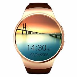 Yihou Smart Watch 1.3 Inch Ips Color Touch Screen Heart Rate Sleep Monitor Calories Pedometer Stopwatch Fitness Tracker Waterproof Bluetooth Music Fashion Sim Card