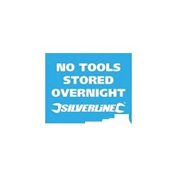 Silverline Vehicle Window Stickers 'no Tools Stored Overnight' 10PK