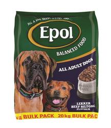 Epol - Adult Dry Dog Food Beef Biltong - 20KG