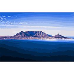 Adult Painting By Numbers - Table Mountain Cityscapes - L