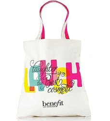 Benefit Cosmetics 'laughter Is The Best Cosmetic' Large Canvas Tote Bag By Benefit Cosmetics