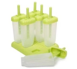 Ice Lolly Cream Mould On A Tray - Set Of 6