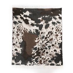 My Africa Nguni Throw Black natural