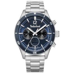Timberland Gents Ashmont Blue Dial 3 Hands Dual Time Watch