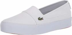 Lacoste Women's Marice Plus Grand 1201CFA Sneaker White navy 5 Medium Us