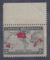 Canada 1898 2d Lavender Fine Unmounted Mint