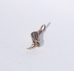 9CT Yellow Gold Cowboy Boot Charm
