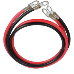 The Sun Pays Battery Cable - 1M With Lugs On Both Ends - 25MM2 Battery Cable - 1M With Lugs On Both Ends