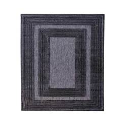 Abstract Square 160 X 230CM Black Carpet