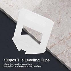 Wolfgo Tiling TOOL-100PCS SET Plastic Disposable Floor Wall Ceramic Tile Leveling Clips Spacers Tiling Tool 3.0MM