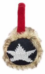 Soft Fuzzy Faux Fur American Flag Earmuffs Warm Winter Knit Red White Blue Adjustable Ear Muffs