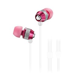 Gbsell New Earphones Earbuds Headphones For Samsung Galaxy S7 S7 Edge For Iphone 6 Hot Pink