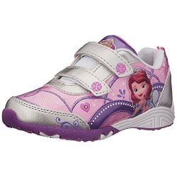 Toddler Disney Girls Sofia The First Sneaker Purple white Light-up 10