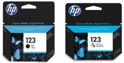 HP Ink 123 Combo Pack Black & Colour 123 123 Oem