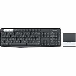 Logitech K375S Keyboard - Wireless Connectivity - Bluetooth rf - Graphite Off White Renewed