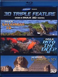 Samsung Imax 3D Triple Feature: Galapagos Into The Deep Mummies: Secrets Of The Pharaohs Blu-ray Player