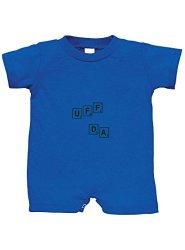 Scrabble Uff Da 100% Cotton Infant Baby Jersey Tee T-romper Royal Blue 12 Months