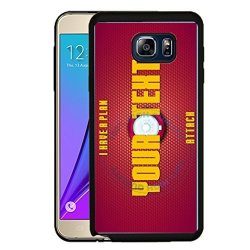 Bleureign Tm Personalized Custom Name Superhero Series: I Have A Plan Attack License Plate Tpu Rubber Silicone Phone Case Back Cover For Samsung Galaxy S8