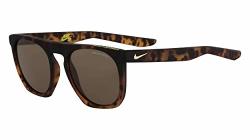 Nike Eyewear Men's Nike Flatspot Round Sunglasses Tortoise 52 Mm