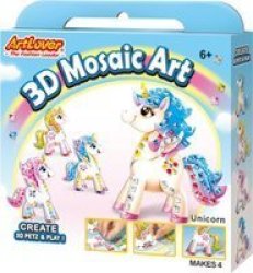 Art Lover 3D Mosaic Art 4IN1 MINI Box Unicorn