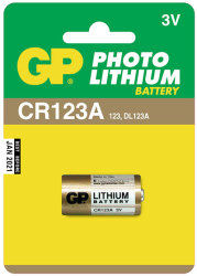 GP Batteries Gp CR123A 3.0 V Lithium Battery
