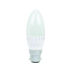 230VAC Cool White LED Candle Lamp 3W B22
