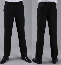 Mrpick Formal Wedding Men Suit Pants - Matt Black 32