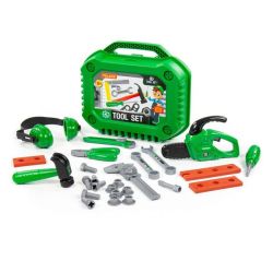 Green Tool Box With 26PC Tool Set
