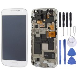 Silulo Online Store Original Lcd Display + Touch Panel With Frame For Galaxy S Iv MINI I9195 I9192 I9190 White