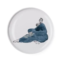 Carrol Boyes Low Salad Bowl Indigo Girl 32CM