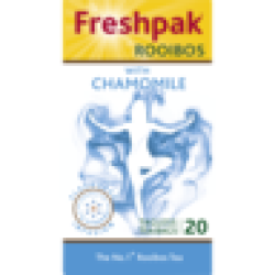 Freshpak Chamomile Rooibos Tagless Teabags 20 Pack